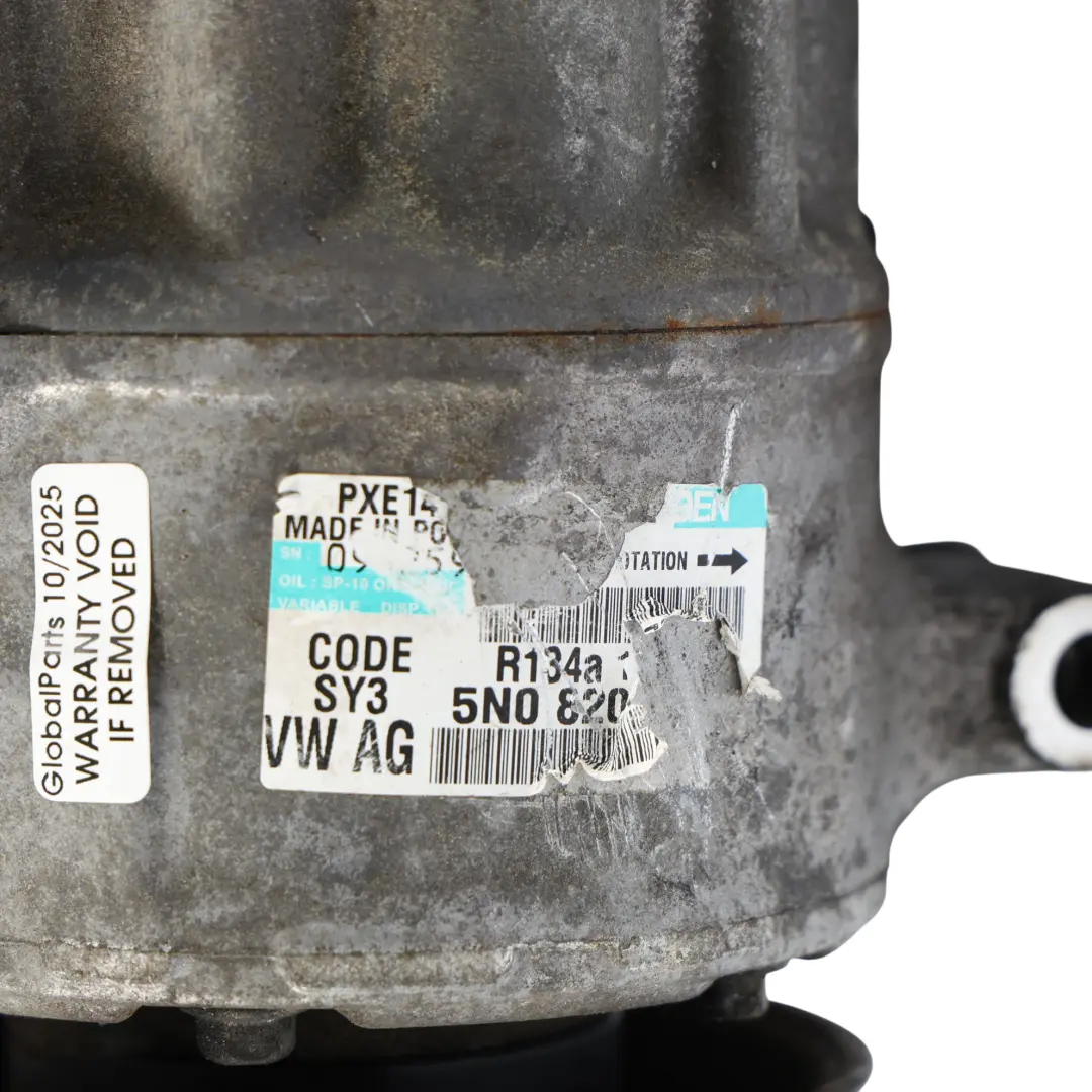 VW Volkswagen Tiguan 5N Audi A3 8P Air Condition Compressor A/C Pump - SKU 5N0820803C-2 - Part number 5N0820803C