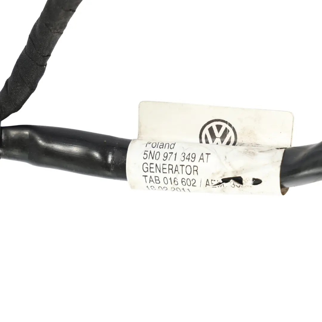 Licht Maschine Generator Kabelbaum Kabel für Volkswagen Tiguan 5N mit Teilenummer 5N0971349AT Volkswagen Tiguan 5N Licht Maschine Generator Kabelbaum Kabel - SKU 5N0971349AT - Teilenummer 5N0971349AT