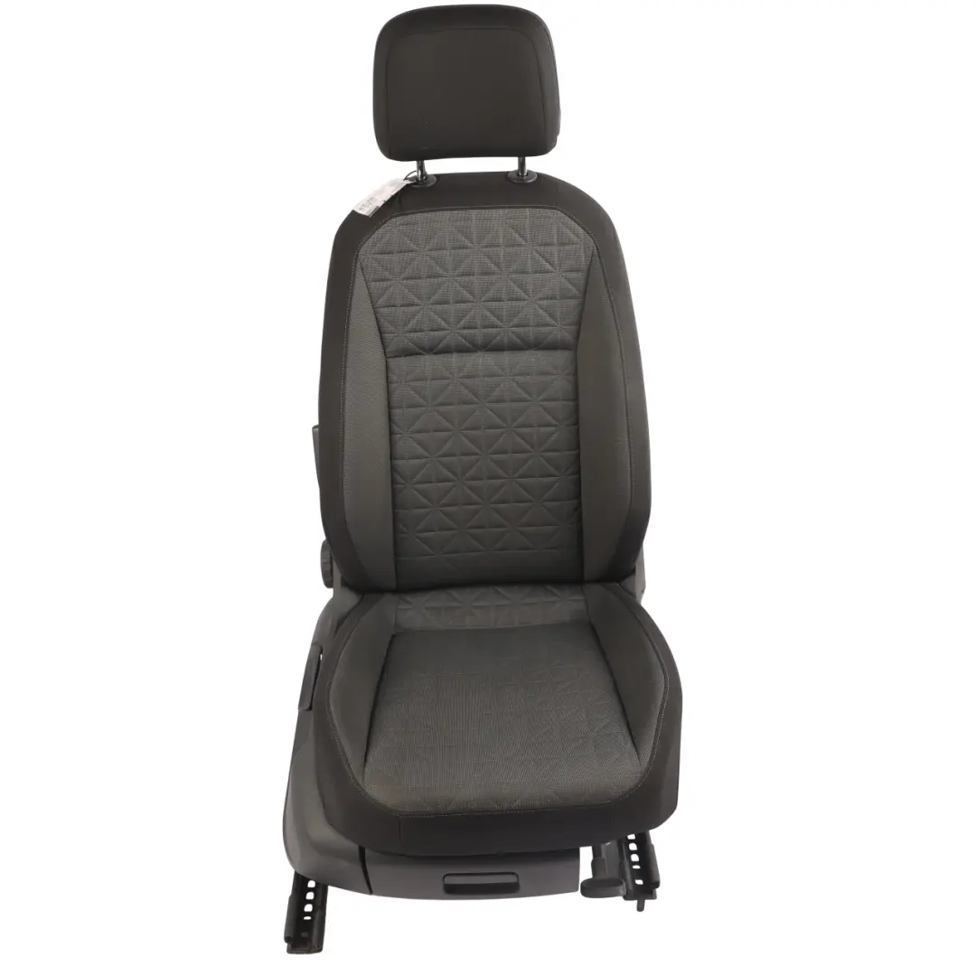 Volkswagen Tiguan AX1 Mk2 Front Seat Fabric Cloth Anthracite Black Right O/S - SKU 5NA881805CF-3 - Part number 5NA881805CF