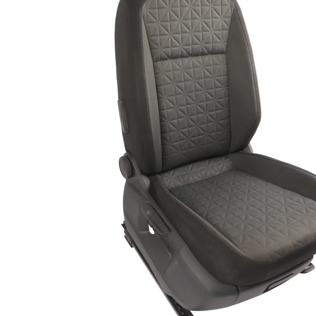 Volkswagen Tiguan AX1 Mk2 Front Seat Fabric Cloth Anthracite Black Right O/S - SKU 5NA881805CF-3 - Part number 5NA881805CF