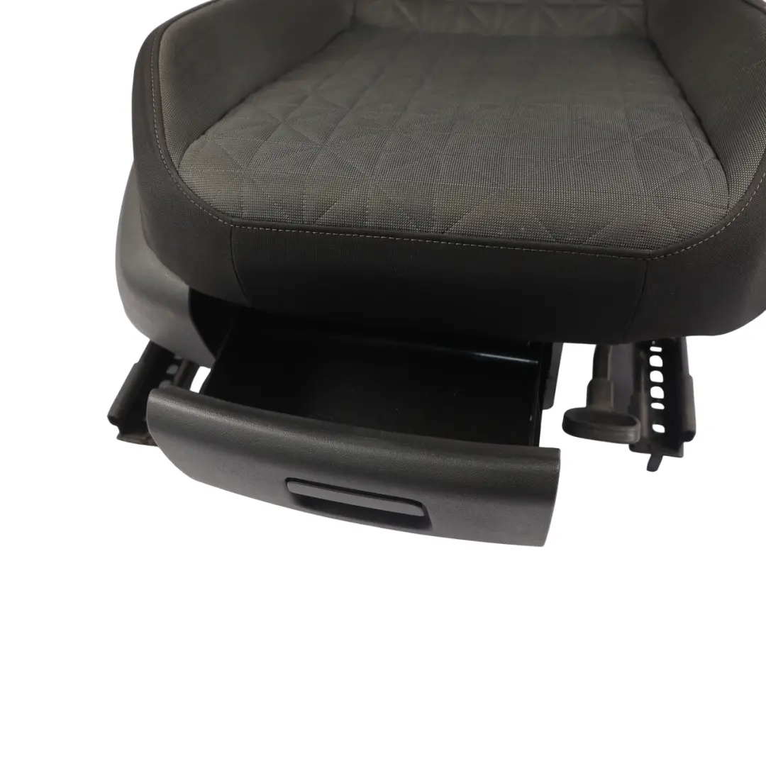 Volkswagen Tiguan AX1 Mk2 Front Seat Fabric Cloth Anthracite Black Right O/S - SKU 5NA881805CF-3 - Part number 5NA881805CF
