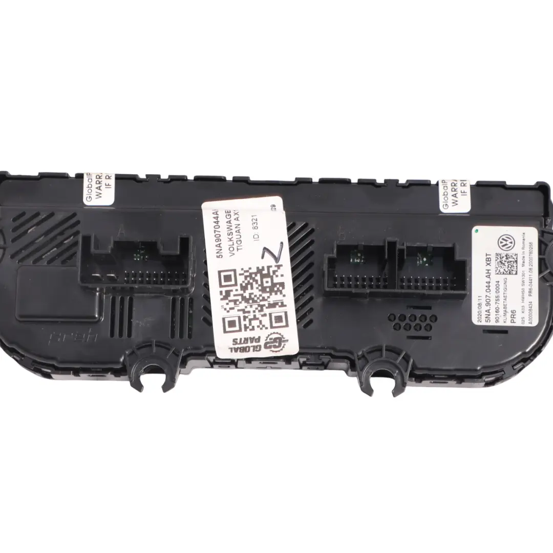 Mk2 Heater A/C Air Condition Climate Switch Panel to Volkswagen Tiguan with Part number 5NA907044AH Volkswagen Tiguan Mk2 Heater A/C Air Condition Climate Switch Panel - SKU 5NA907044AH - Part number 5NA907044AH