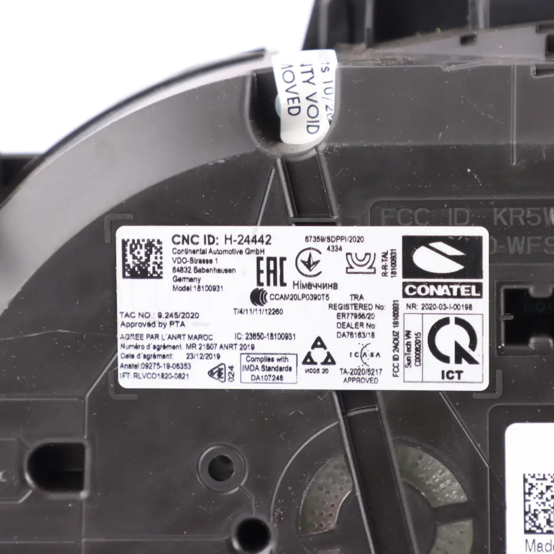 VW Tiguan AX1 Instrument Cluster Speedo Clocks Manual Gearbox Petrol - SKU RHD-5NA920950E - Part number 5NA920950E