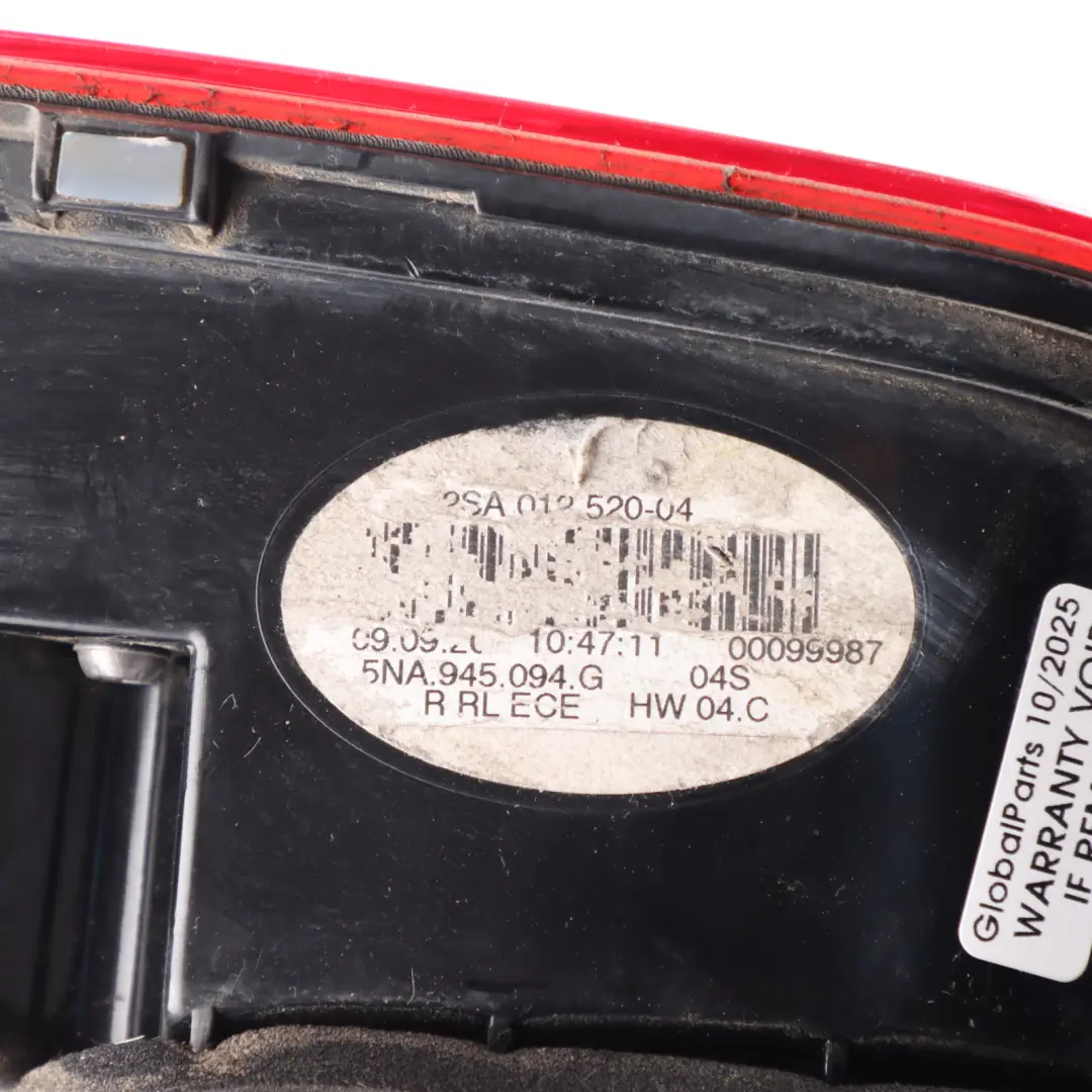 Volkswagen VW Tiguan AX1 Tail Light LED Rear Lamp Inner Right O/S - SKU RHD-5NA945094G - Part number 5NA945094G