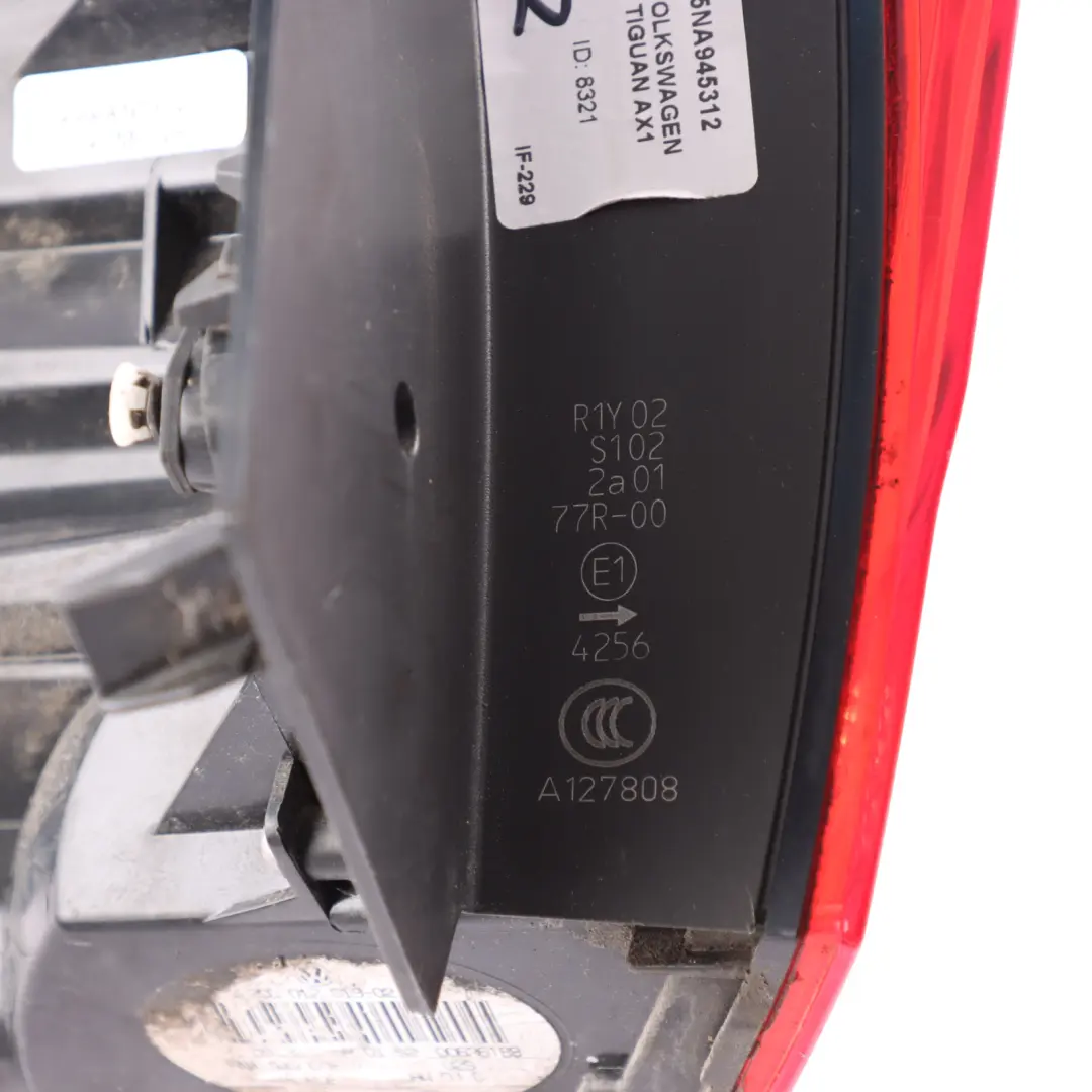 Tail Light Rear Right O/S Trunk Lid Lamp to Volkswagen VW Tiguan AX1 with Part number 5NA945096D Volkswagen VW Tiguan AX1 Tail Light Rear Right O/S Trunk Lid Lamp - SKU 5NA945096D - Part number 5NA945096D