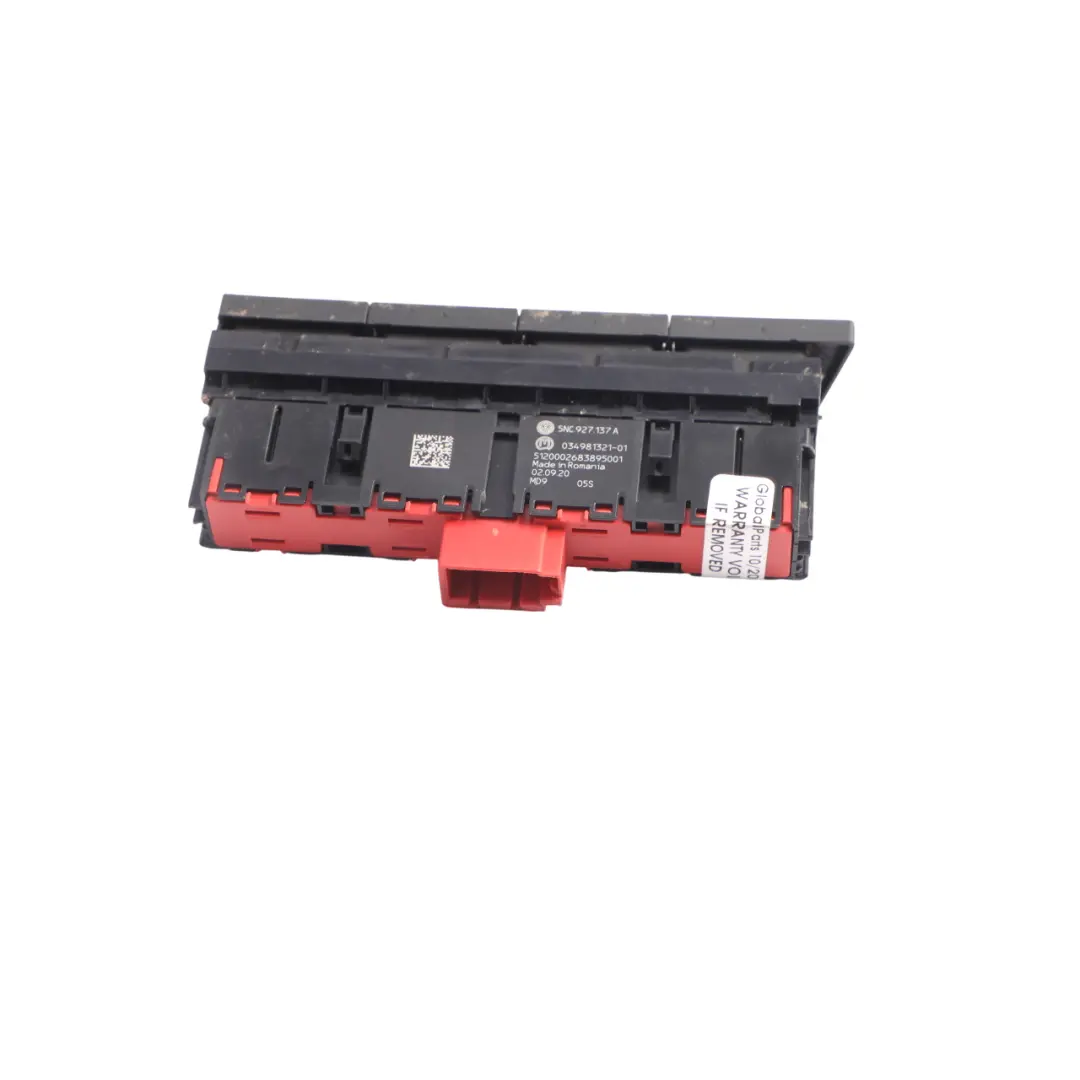 Mk2 Start Stop PDC Control Swtich Panel Button to Volkswagen Tiguan AX1 with Part number 5NC927137A Volkswagen Tiguan AX1 Mk2 Start Stop PDC Control Swtich Panel Button - SKU RHD-5NC927137A - Part number 5NC927137A