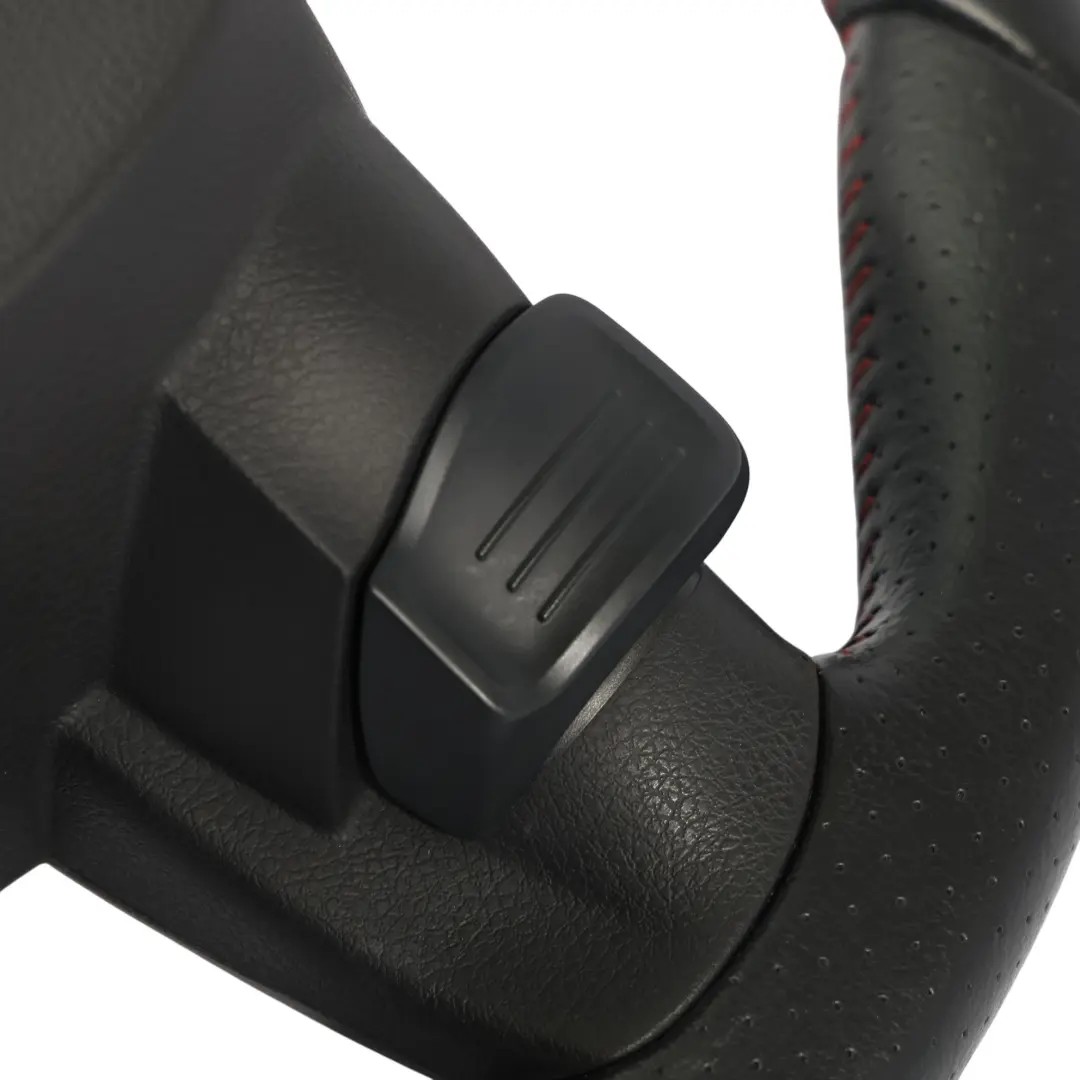 1P II FR Lenkrad Schwarzes Leder Flache Unterseite Paddles für Seat Leon mit Teilenummer 5P0419091BC Seat Leon 1P II FR Lenkrad Schwarzes Leder Flache Unterseite Paddles - SKU 5P0419091BC - Teilenummer 5P0419091BC