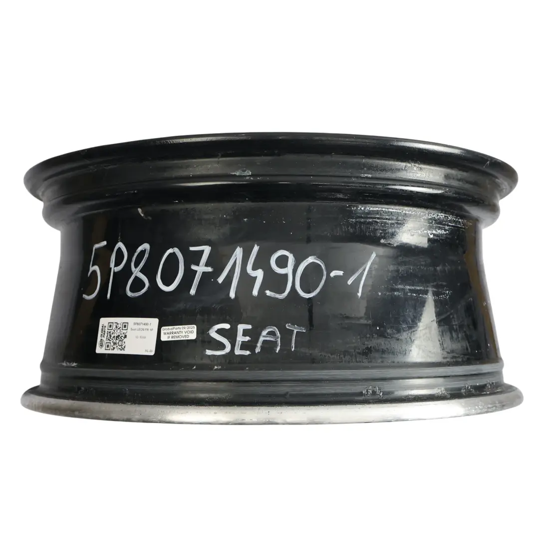 1P Schwarz Leichtmetallfelge 18" 7.5J ET:51 für Seat Leon FR mit Teilenummer 5P8071490 Seat Leon FR 1P Schwarz Leichtmetallfelge 18" 7.5J ET:51 - SKU 5P8071490-1 - Teilenummer 5P8071490