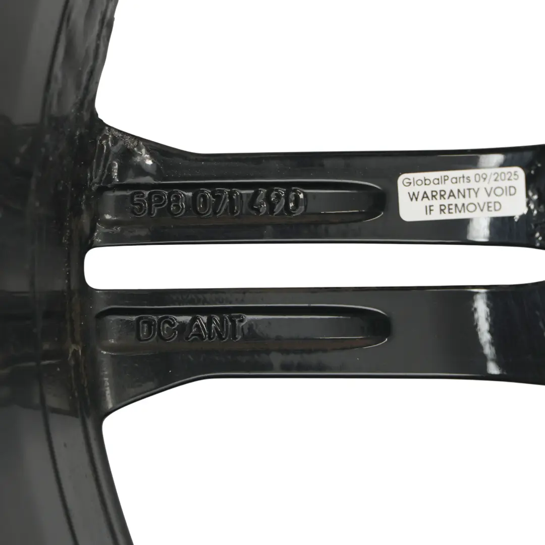 Seat Leon FR 1P Black Wheel Alloy Rim 18" 7.5J ET:51 - SKU 5P8071490-1 - Part number 5P8071490