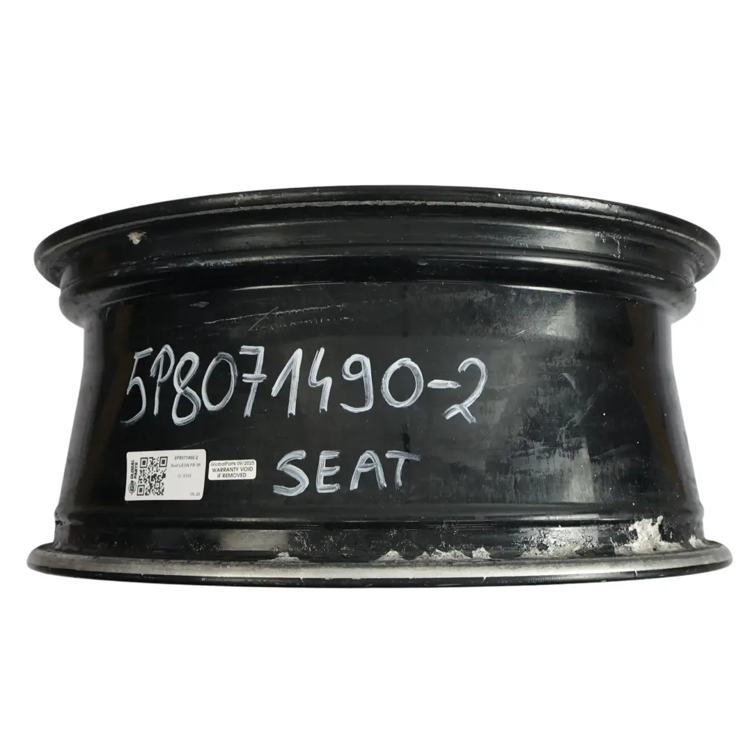 1P Black Wheel Alloy Rim 18" 7.5J ET:51 to Seat Leon FR with Part number 5P8071490 Seat Leon FR 1P Black Wheel Alloy Rim 18" 7.5J ET:51 - SKU 5P8071490-2 - Part number 5P8071490