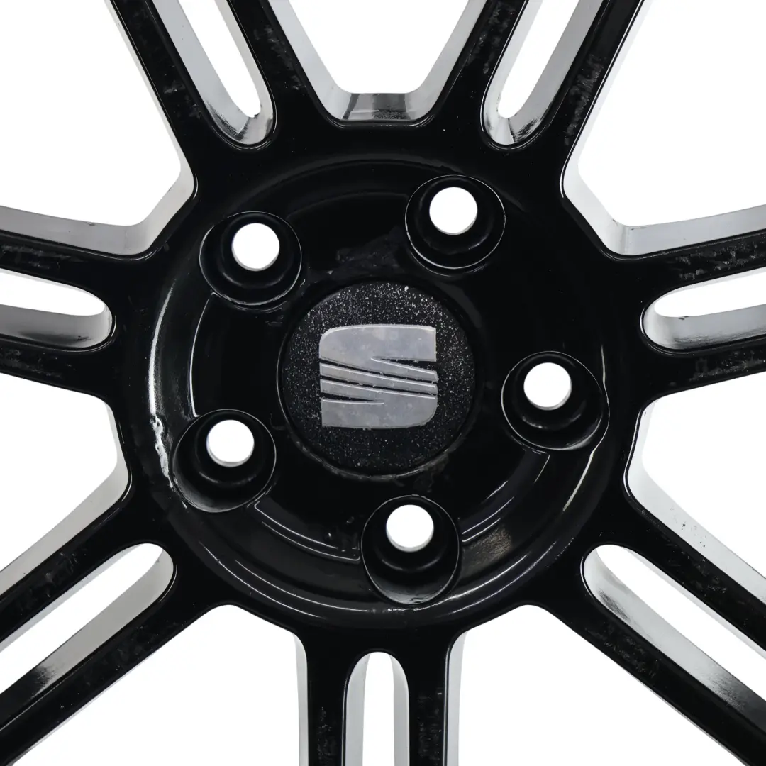 Seat Leon FR 1P Llanta De Aleación Negra 18" 7.5J ET:51 - SKU 5P8071490-2 - Número de pieza 5P8071490