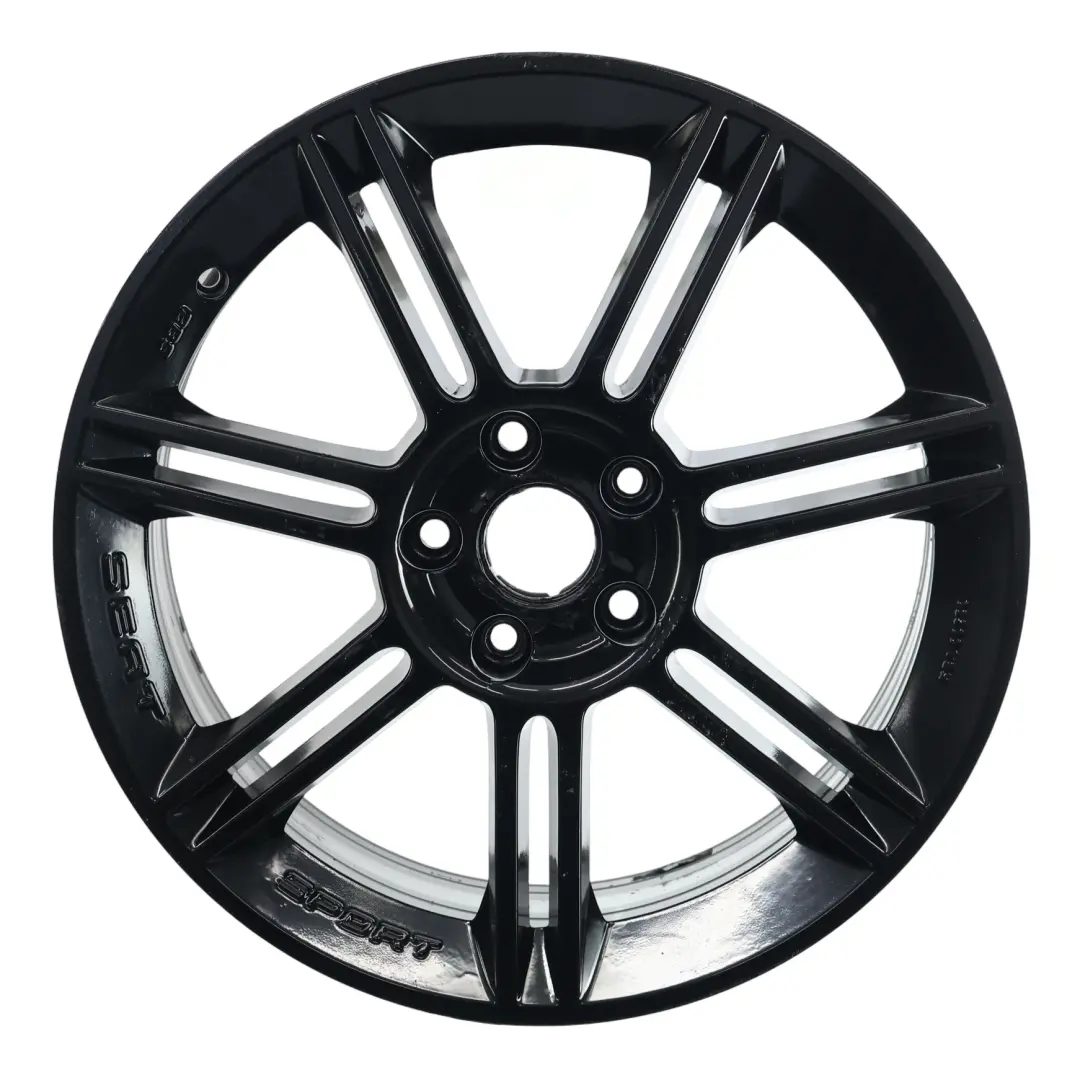 1P Black Wheel Alloy Rim BBS 18" 7.5J ET:51 to Seat Leon FR with Part number 5P8071490 Seat Leon FR 1P Black Wheel Alloy Rim BBS 18" 7.5J ET:51 - SKU 5P8071490-3 - Part number 5P8071490