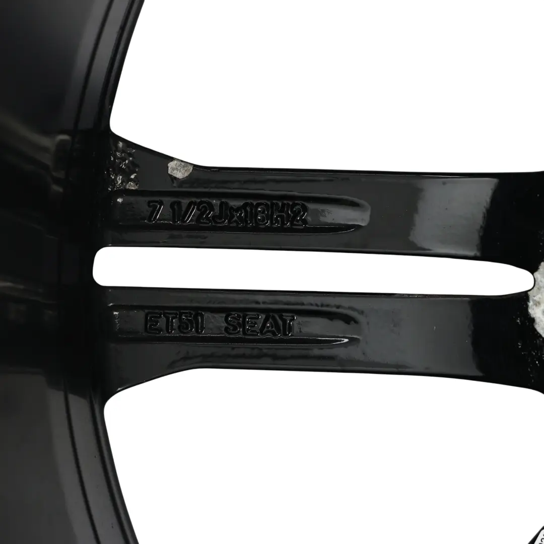 1P Black Wheel Alloy Rim BBS 18" 7.5J ET:51 to Seat Leon FR with Part number 5P8071490 Seat Leon FR 1P Black Wheel Alloy Rim BBS 18" 7.5J ET:51 - SKU 5P8071490-3 - Part number 5P8071490