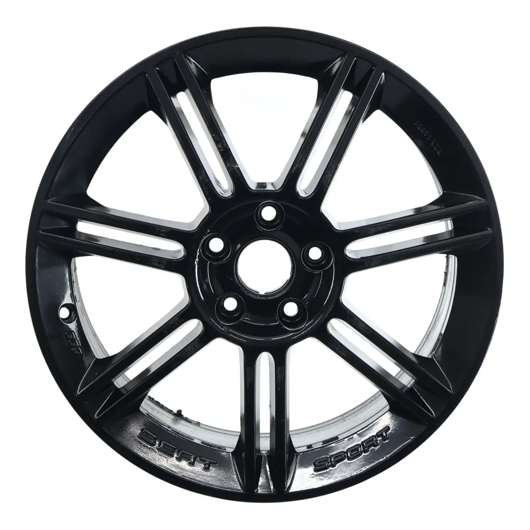 1P Black Wheel Alloy Rim BBS 18" 7.5J ET:51 to Seat Leon FR with Part number 5P8071490 Seat Leon FR 1P Black Wheel Alloy Rim BBS 18" 7.5J ET:51 - SKU 5P8071490-4 - Part number 5P8071490