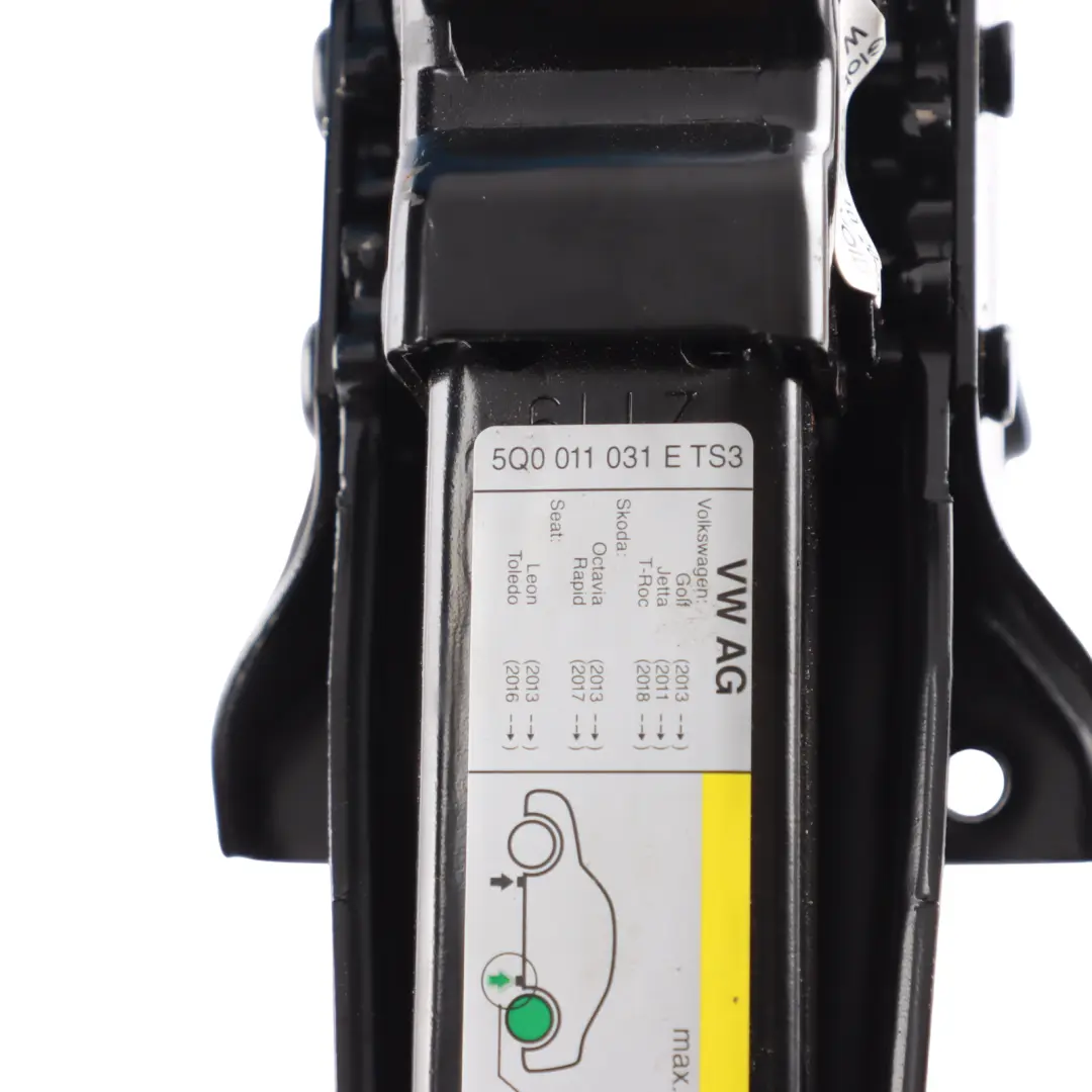 VW Volkswagen Golf SV Kit di strumenti per la maniglia del cric - SKU 5Q0011031E - Numero di parte 5Q0011031E