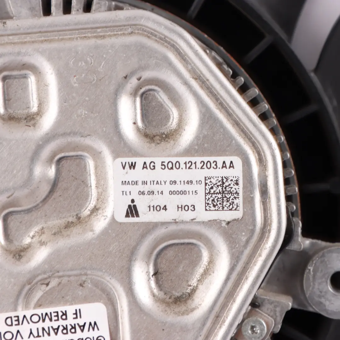 5G Ventola Radiatore Raffreddamento Motore 5Q0121203AA per Volkswagen Golf Mk7 con numero di parte 5Q0121203DA Volkswagen Golf Mk7 5G Ventola Radiatore Raffreddamento Motore 5Q0121203AA - SKU 5Q0121203DA - Numero di parte 5Q0121203DA