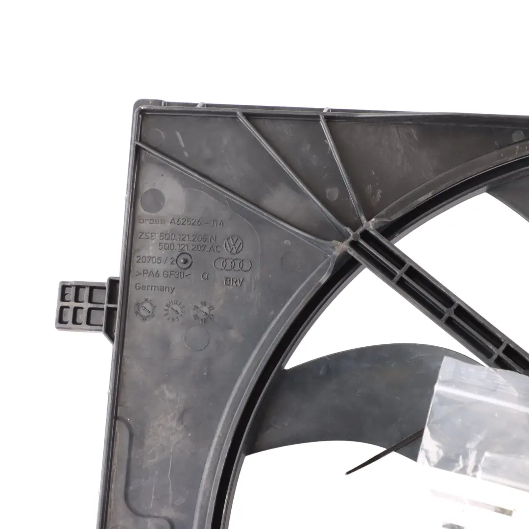 5F Mk3 Golf Mk7 Radiator Fan Shroud Brose Motor Petrol to Seat Leon with Part number 5Q0121205N Seat Leon 5F Mk3 Golf Mk7 Radiator Fan Shroud Brose Motor Petrol - SKU 5Q0121205N - Part number 5Q0121205N