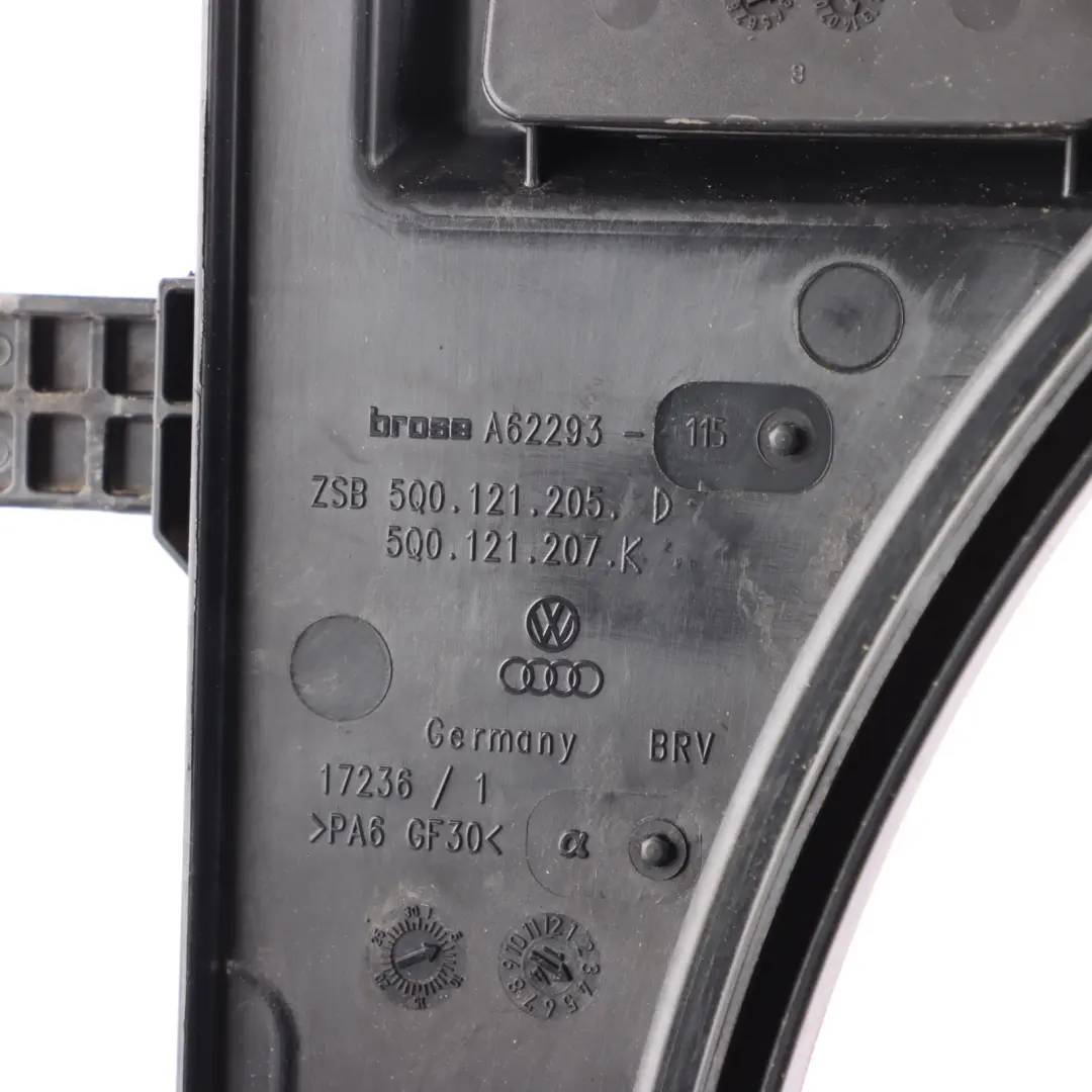 5F III Audi A3 8V 2.0 TDI Radiator Fan Shroud Motor 400W to Seat Leon with Part number 5Q0121205D Seat Leon 5F III Audi A3 8V 2.0 TDI Radiator Fan Shroud Motor 400W - SKU 5Q0121205D - Part number 5Q0121205D