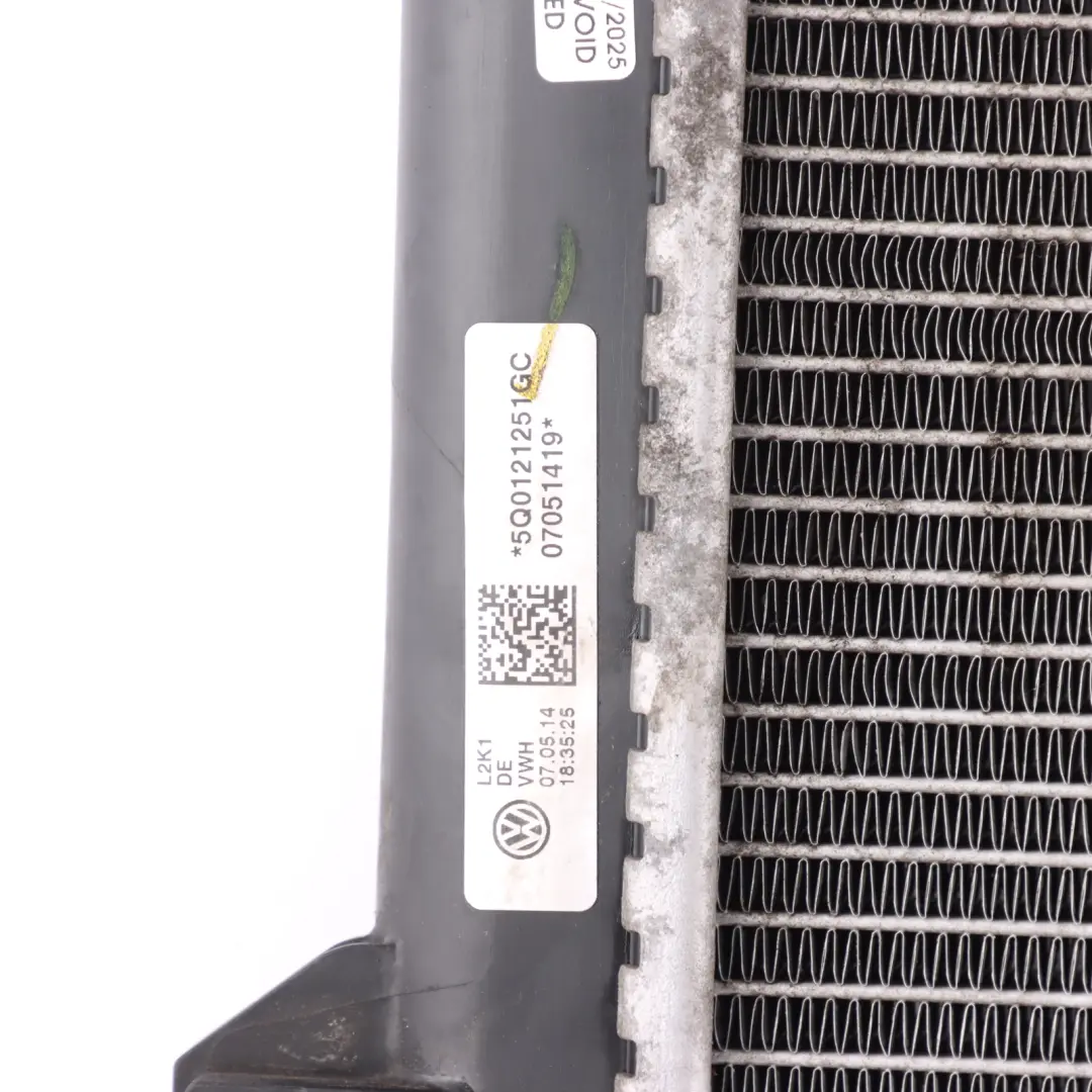 Seat Leon III 5F Audi A3 8V 2.0 TDI Coolant Radiator Engine Cooling 5Q0121251GC - SKU 5Q0121251FB - Part number 5Q0121251FB