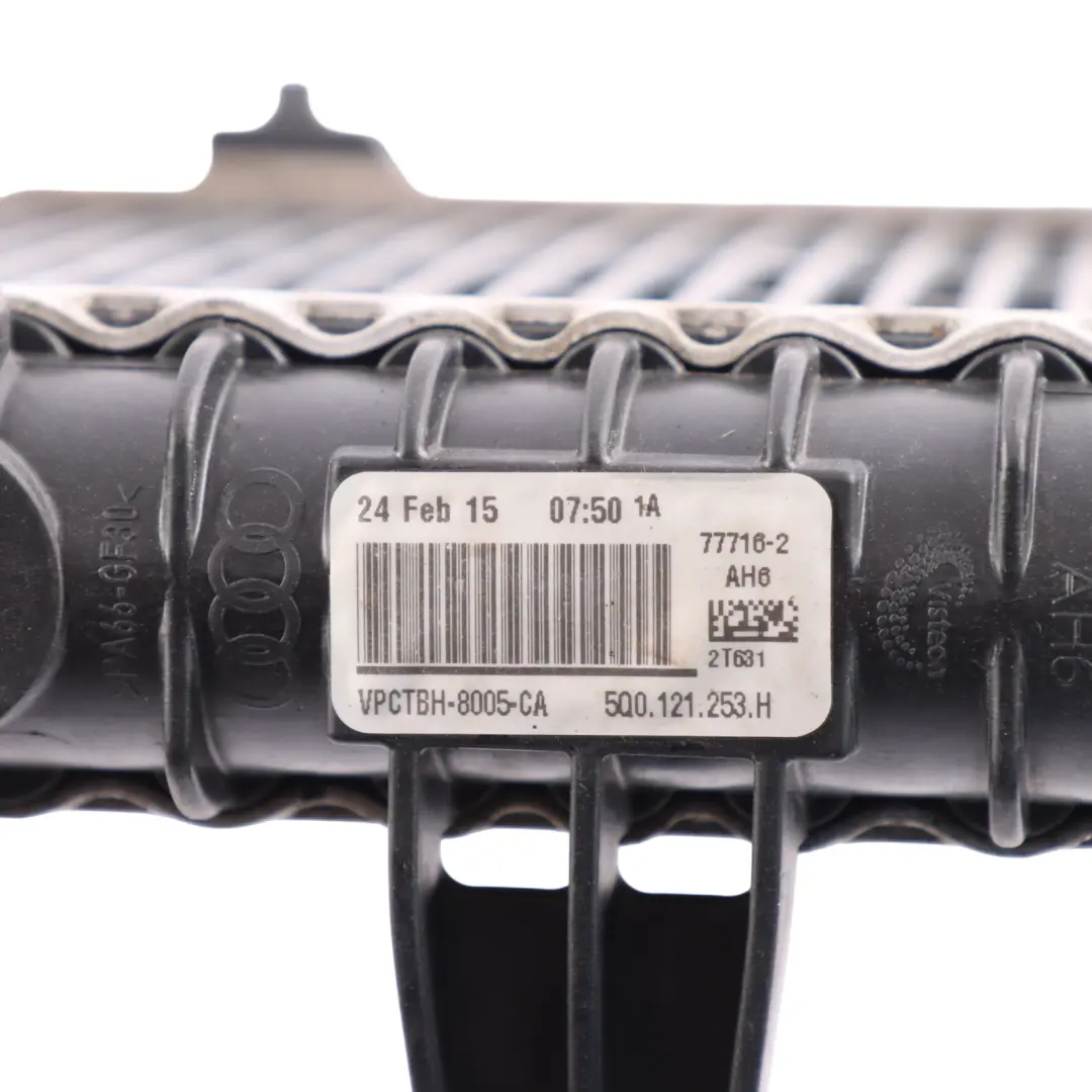 Volkswagen Golf R Mk7 Radiador Auxiliar Enfriador De Agua - SKU 5Q0121253H - Número de pieza 5Q0121253H