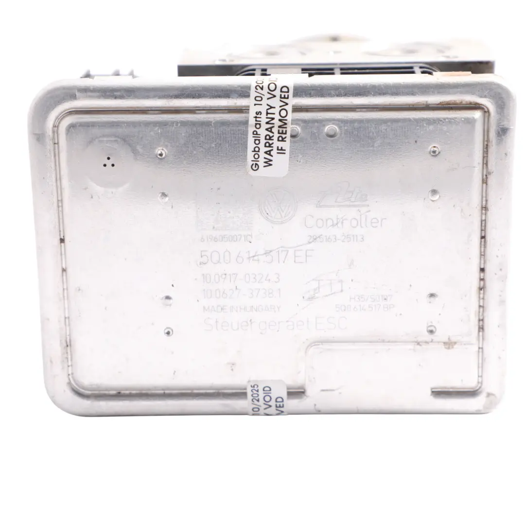 Volkswagen Golf MK7 ABS Bremspumpe Hydraulik Steuergerät Modul - SKU 5Q0614517EF - Teilenummer 5Q0614517EF