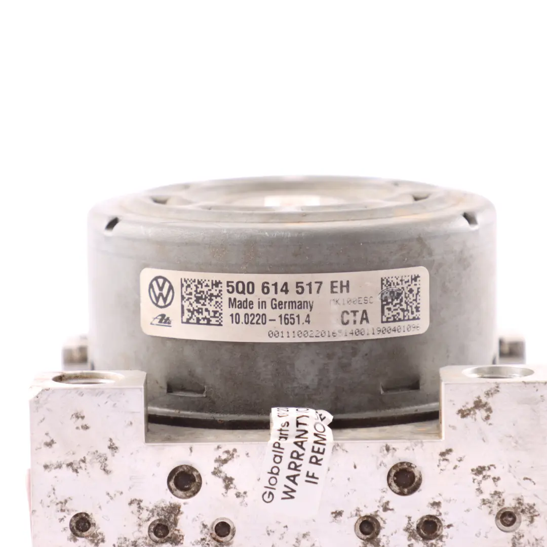 MK3 Pompe ABS Module Contrôle Frein Hydraulique pour Seat Leon à propos du numéro de pièce 5Q0614517EH Seat Leon MK3 Pompe ABS Module Contrôle Frein Hydraulique - SKU 5Q0614517EH - Numéro de pièce 5Q0614517EH