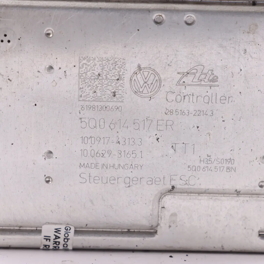 Volkswagen Golf Mk7 Module Commande Pompe ABS Freins Hydrauliques - SKU 5Q0614517ER - Numéro de pièce 5Q0614517ER
