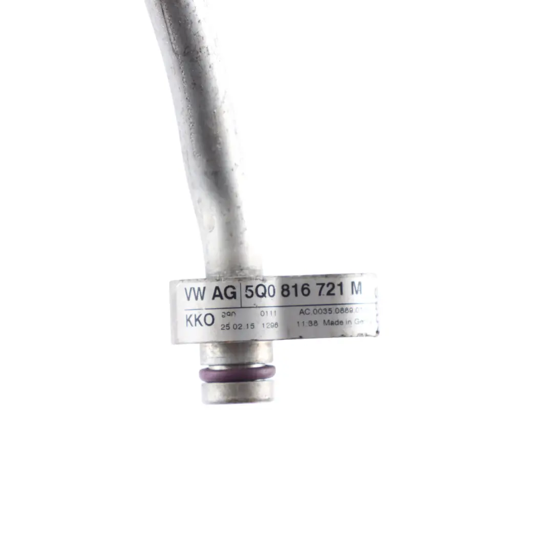 5G Conditioning Refrigerant Hose Compressor Line to VW Golf VII R with Part number 5Q0816721M VW Golf VII R 5G Conditioning Refrigerant Hose Compressor Line - SKU 5Q0816721M - Part number 5Q0816721M