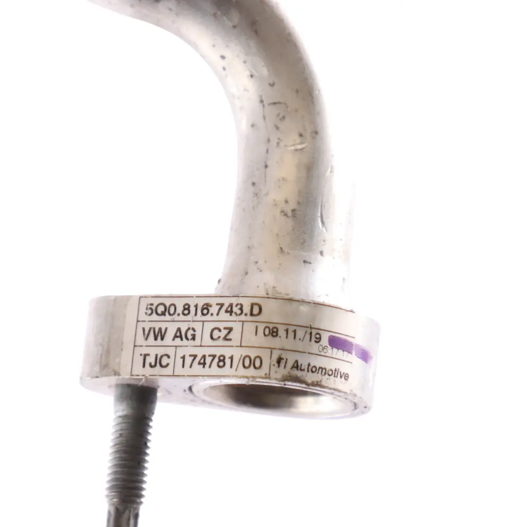 Audi A3 8V VW Golf Mk7 Tuyau De Climatisation Conduite Climatisation - SKU 5Q0816743D - Numéro de pièce 5Q0816743D