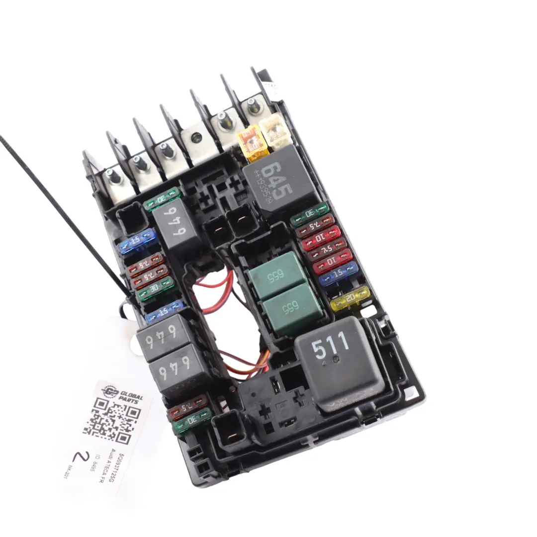 Seat Ateca Fuse Relay Box Engine Bay Supply Unit - SKU 5Q0937125G - Part number 5Q0937125G