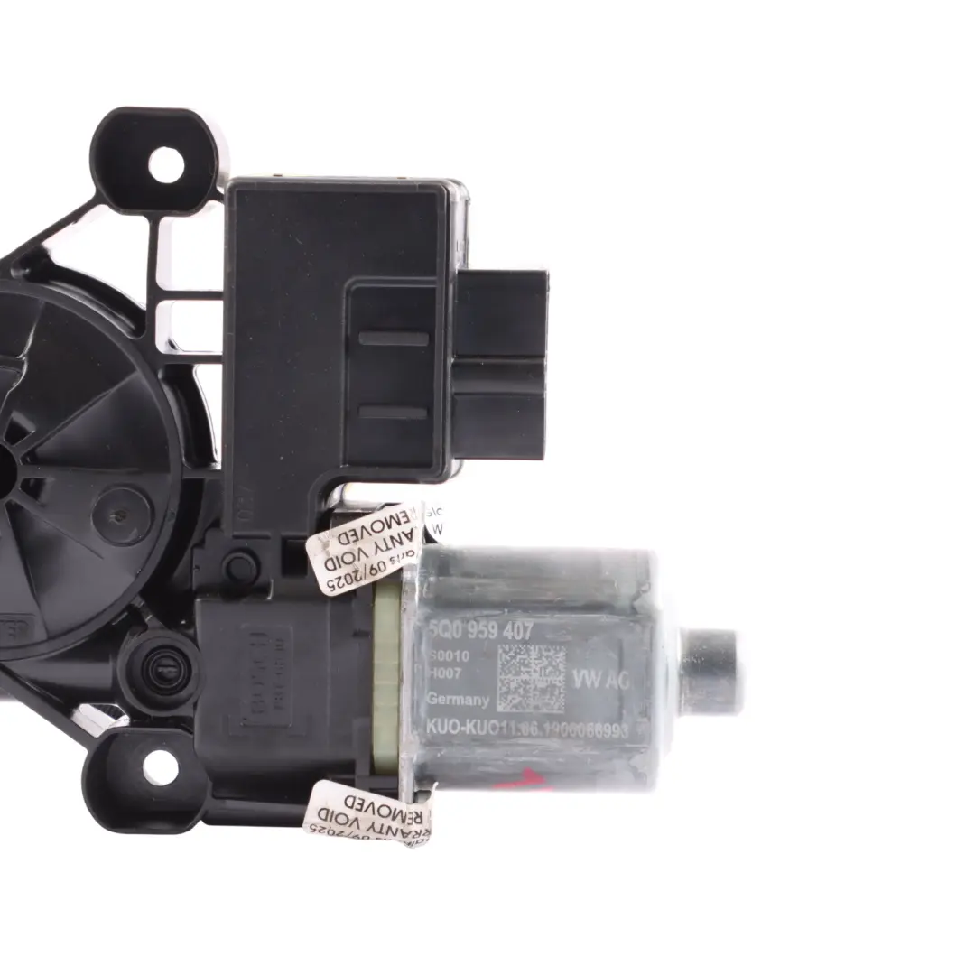 Volkswagen Golf SV Rear Door Window Lifter Regulator Motor Left N/S - SKU 5Q0959407 - Part number 5Q0959407