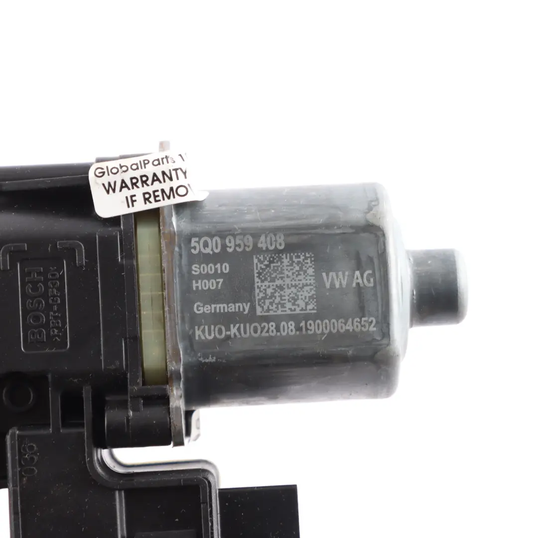 Volkswagen Golf VII Rear Door Window Lifter Regulator Motor Right O/S - SKU 5Q0959408 - Part number 5Q0959408