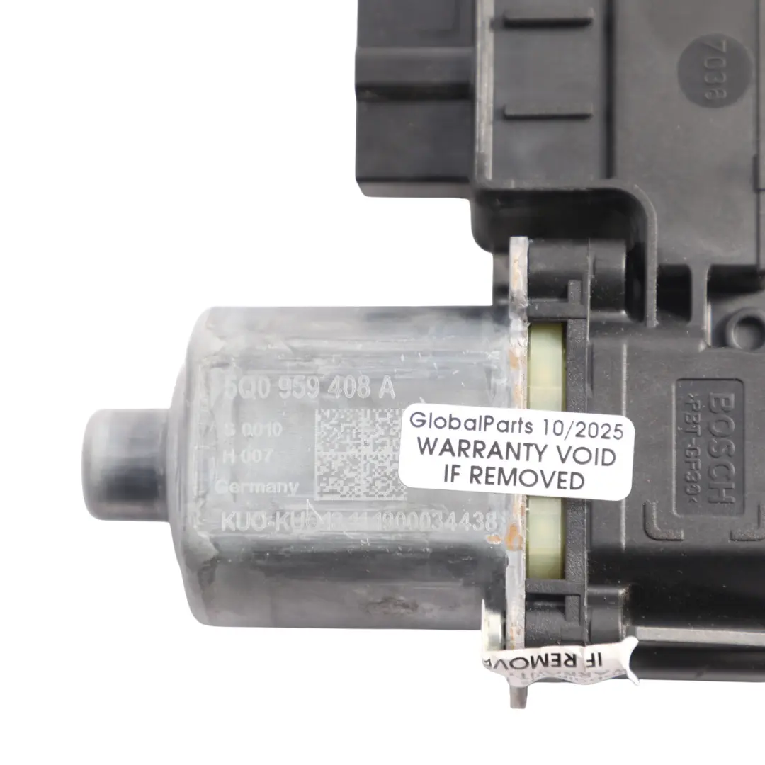 Regulador Elevalunas Puerta Trasera Derecha para Seat Ateca Leon Motor con número de pieza 5Q0959408A Seat Ateca Leon Motor Regulador Elevalunas Puerta Trasera Derecha - SKU 5Q0959408A - Número de pieza 5Q0959408A