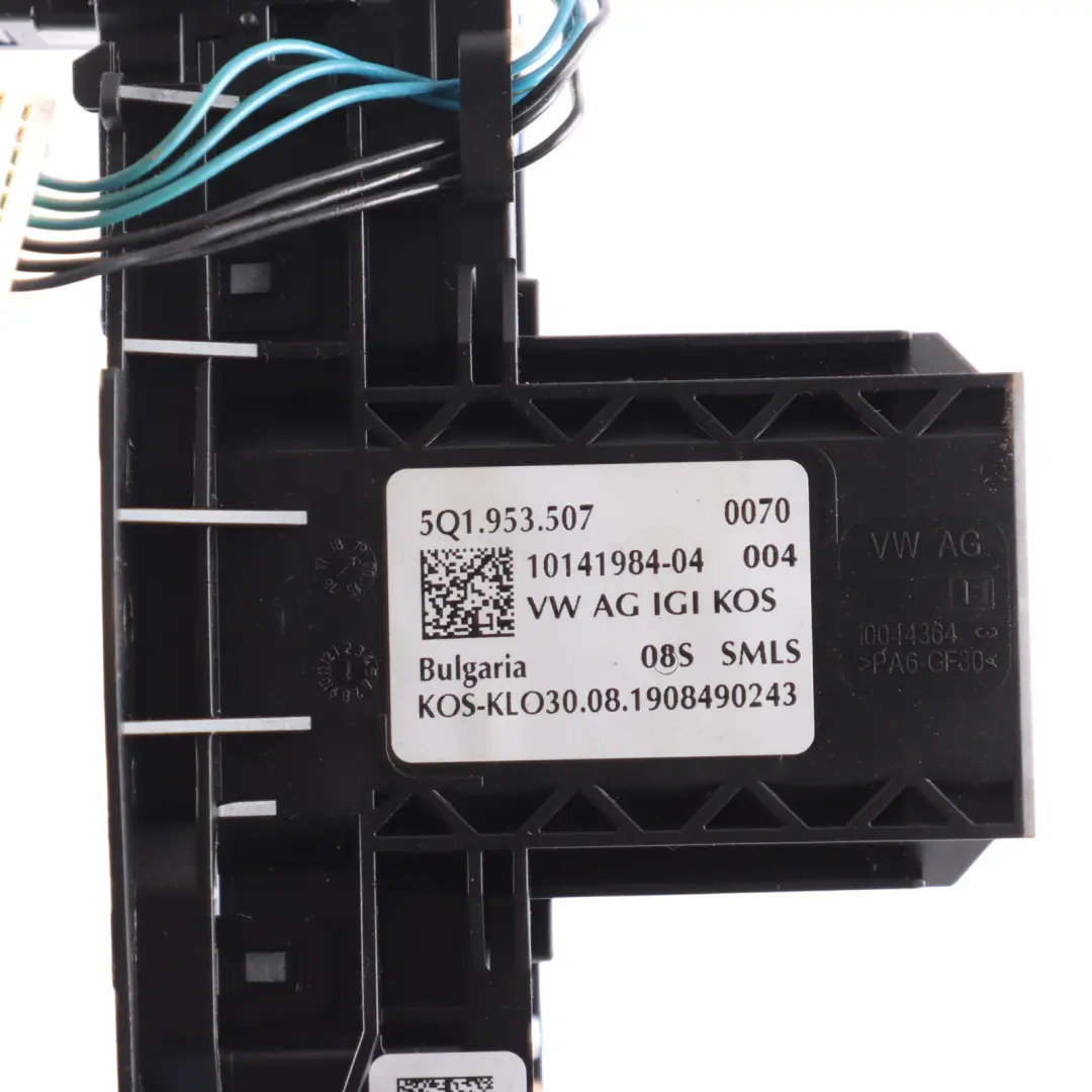 VW Golf Mk7 Sportsvan Commande Clignotants D'Essuie Glaces Colonne - SKU 5Q1953507 - Numéro de pièce 5Q1953507