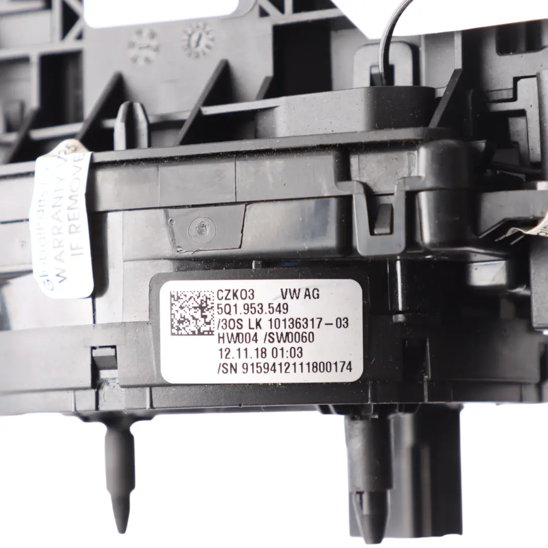 Mk3 Commande De Clignotants Et D'Essuie-Glaces Au Volant pour Seat Leon à propos du numéro de pièce 5Q1953507B Seat Leon Mk3 Commande De Clignotants Et D'Essuie-Glaces Au Volant - SKU 5Q1953507B - Numéro de pièce 5Q1953507B