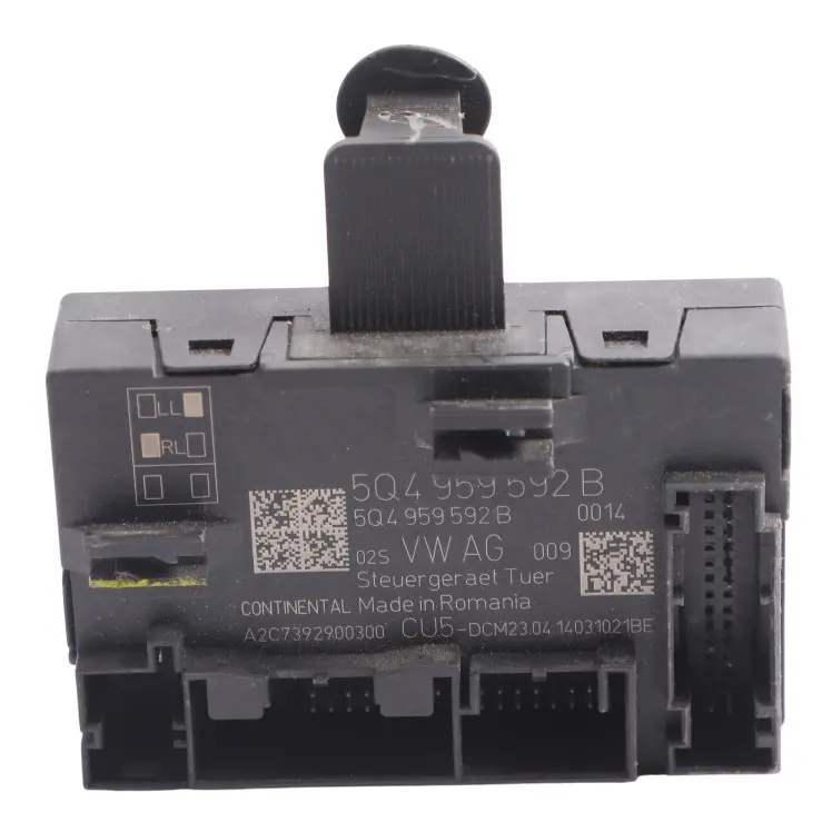 Seat Leon Mk3 Door Module Control Unit Front Passenger's Side Door - SKU 5Q4959592B - Part number 5Q4959592B