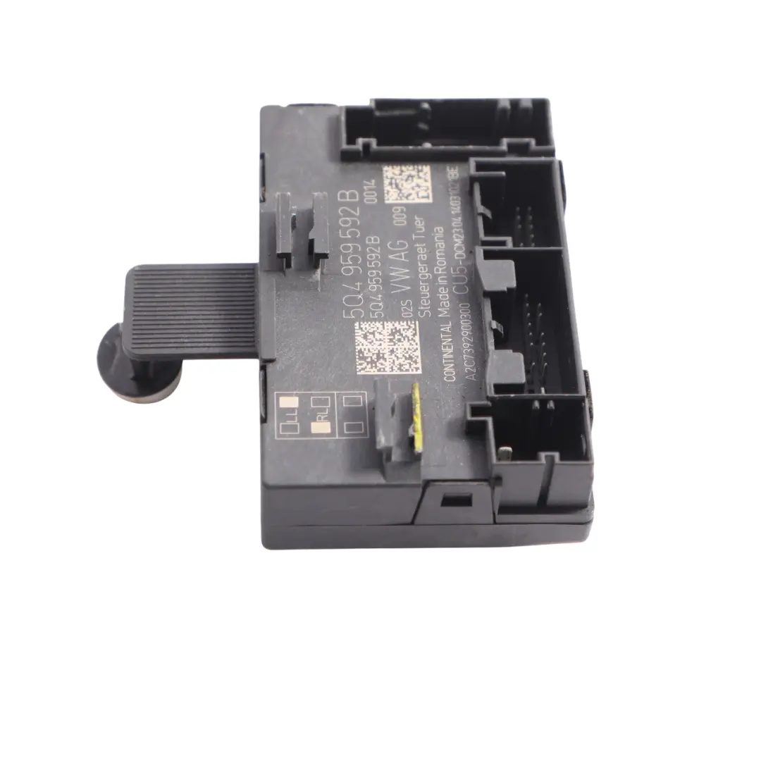 Mk3 Door Module Control Unit Front Passenger's Side Door to Seat Leon with Part number 5Q4959592B Seat Leon Mk3 Door Module Control Unit Front Passenger's Side Door - SKU 5Q4959592B - Part number 5Q4959592B