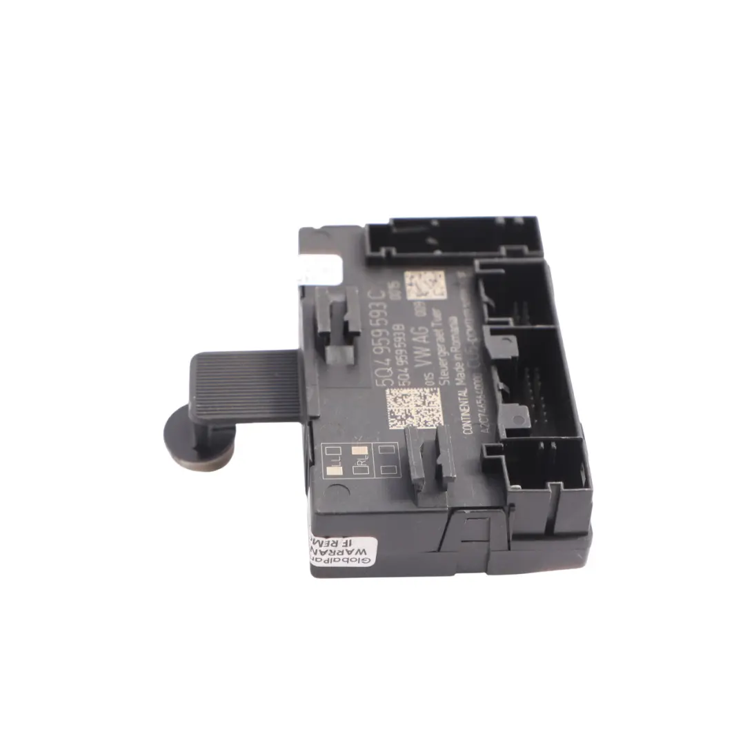 Mk3 Front Door Module Control Unit Driver's Side to Seat Leon with Part number 5Q4959593C Seat Leon Mk3 Front Door Module Control Unit Driver's Side - SKU 5Q4959593C - Part number 5Q4959593C