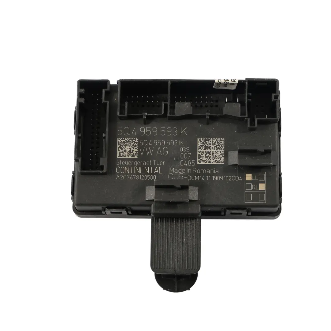 Seat Ateca Door Module Control Unit Front Driver's Side Door - SKU 5Q4959593K - Part number 5Q4959593K