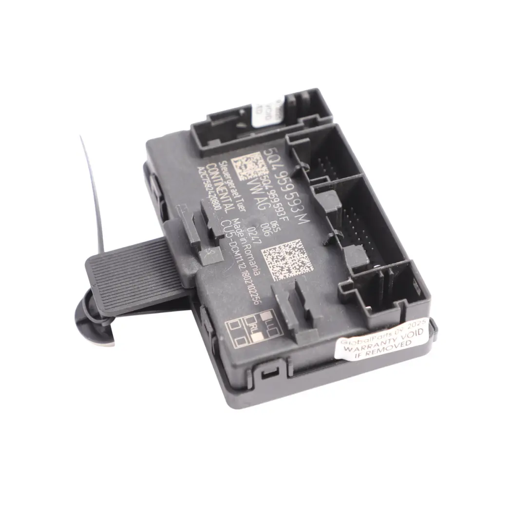 MK3 Steuergerät Modul Tür Vorne Links für Seat Leon mit Teilenummer 5Q4959593M Seat Leon MK3 Steuergerät Modul Tür Vorne Links - SKU 5Q4959593M - Teilenummer 5Q4959593M