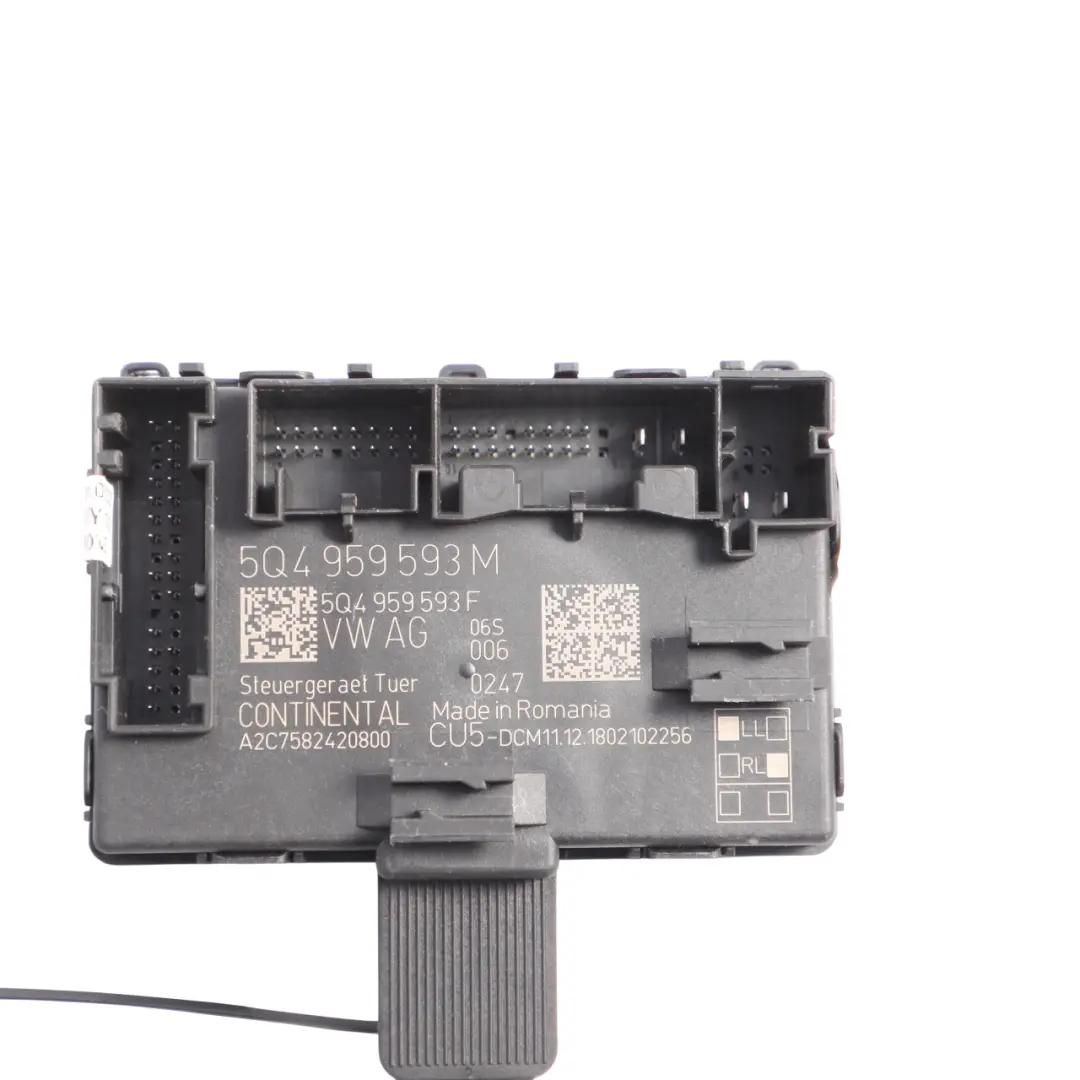 Seat Leon Mk3 Door Module Control Unit Front Driver's Side Door - SKU 5Q4959593M - Part number 5Q4959593M