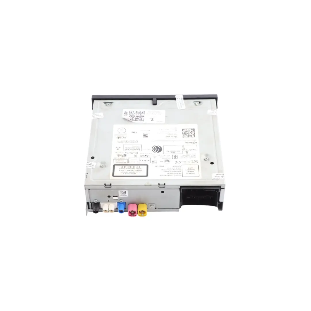 Mk3 5F Multimedia Radio Sat Nav CD Player Head Unit to Seat Leon with Part number 5QA035858B Seat Leon Mk3 5F Multimedia Radio Sat Nav CD Player Head Unit - SKU 5QA035858B - Part number 5QA035858B