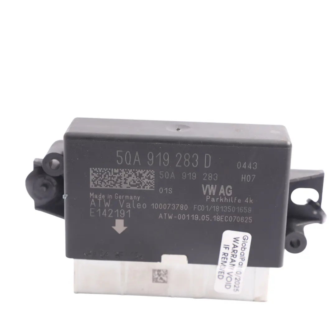 5F Mk3 Park Parking Assist PDC Distance Control Unit Module to Seat Leon with Part number 5QA919283D Seat Leon 5F Mk3 Park Parking Assist PDC Distance Control Unit Module - SKU 5QA919283D - Part number 5QA919283D