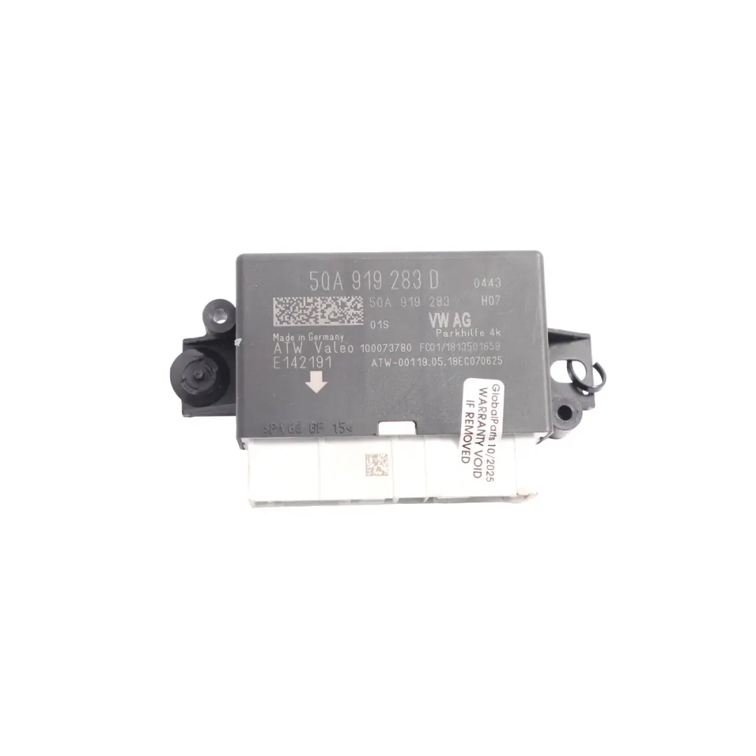 5F Mk3 Park Parking Assist PDC Distance Control Unit Module to Seat Leon with Part number 5QA919283D Seat Leon 5F Mk3 Park Parking Assist PDC Distance Control Unit Module - SKU 5QA919283D - Part number 5QA919283D