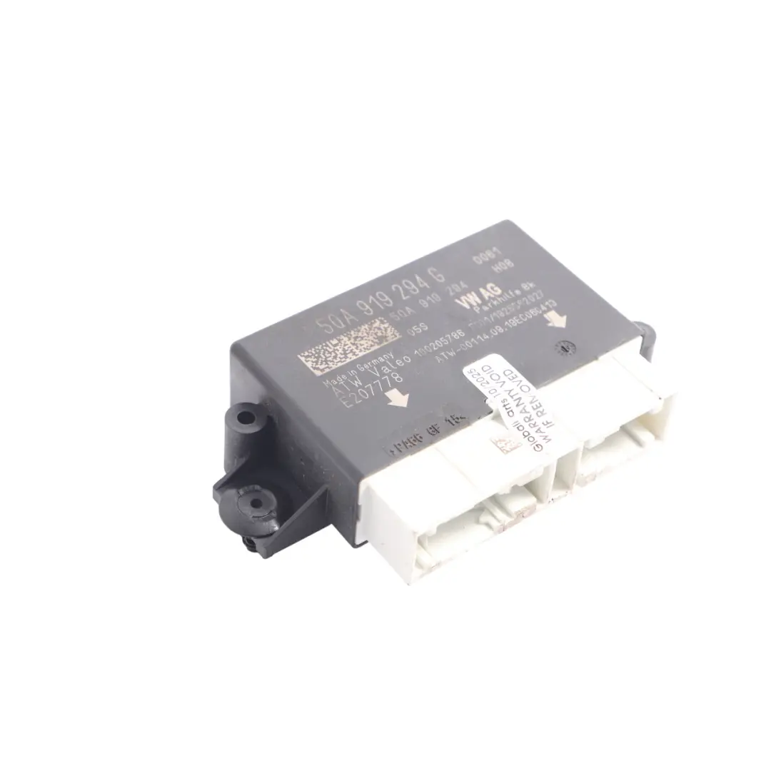 Module Contrôle Aide Stationnement PDC pour Volkswagen Golf Mk7 à propos du numéro de pièce 5QA919294G Volkswagen Golf Mk7 Module Contrôle Aide Stationnement PDC - SKU 5QA919294G - Numéro de pièce 5QA919294G