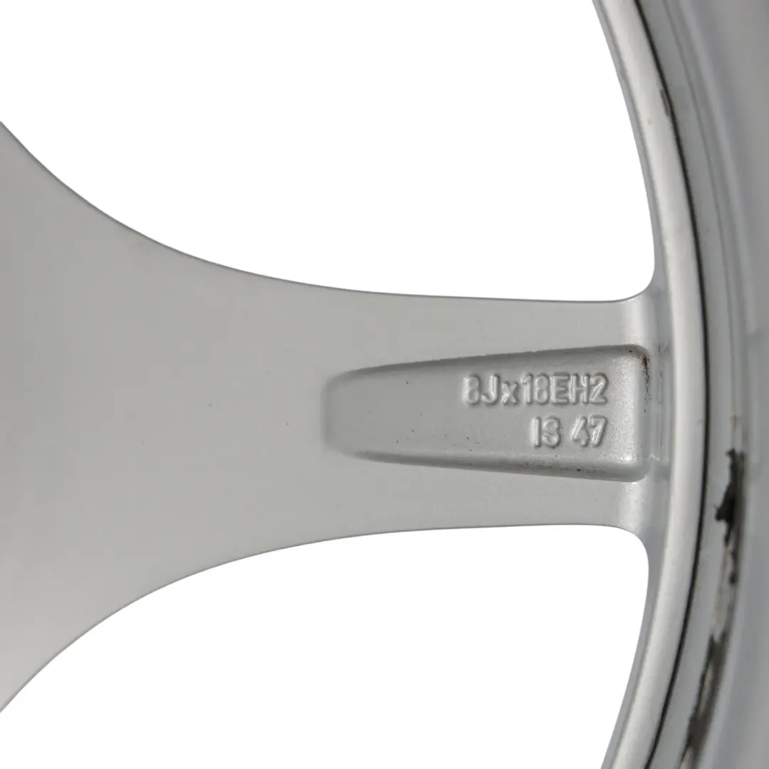 BMW Z4 Series E85 E86 Silver Front Wheel Alloy Rim 18" 8J ET:47 Star Spoke 108 - SKU 6758194-1 - Part number 6758194