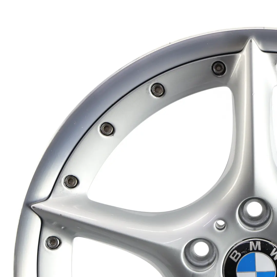 BMW Z4 E85 E86 Plata Llanta Delantera De Aleacion 18" 8J ET:47 Star Spoke 108 - SKU 6758194-1 - Número de pieza 6758194