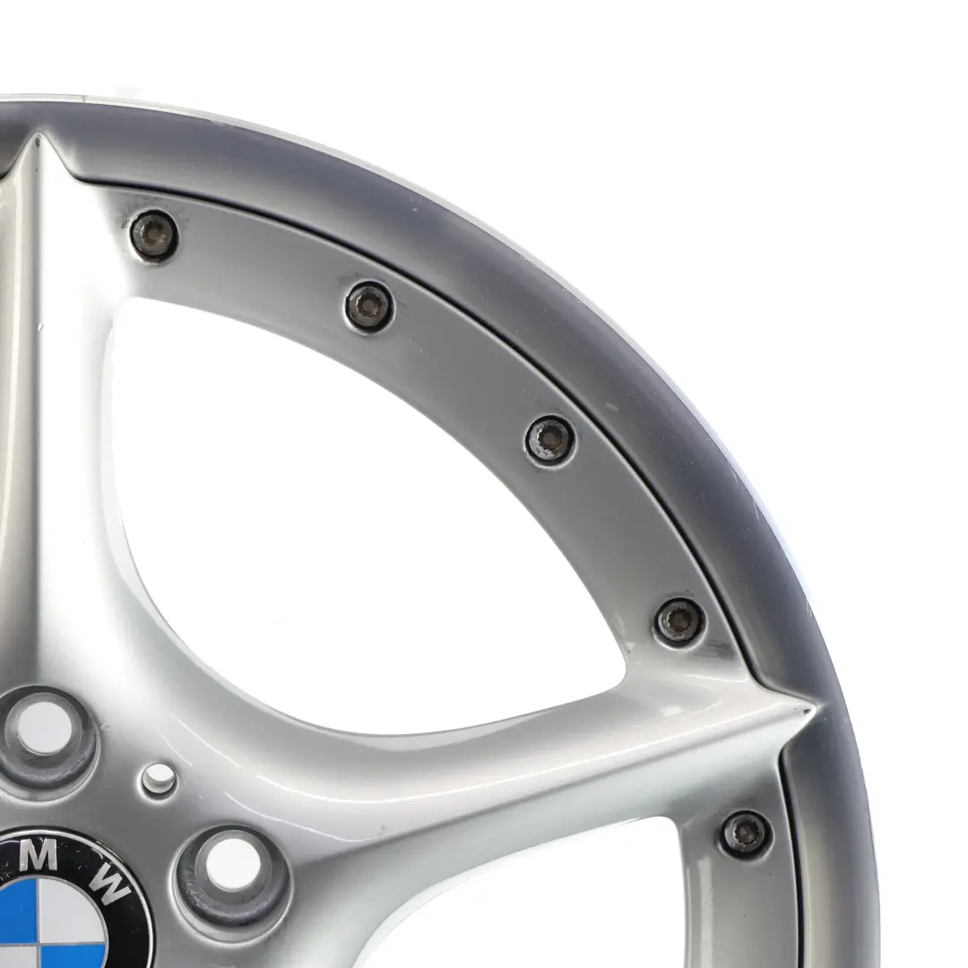 Plata Llanta Delantera De Aleacion 18" 8J ET:47 Star Spoke 108 para BMW Z4 E85 E86 con número de pieza 6758194 BMW Z4 E85 E86 Plata Llanta Delantera De Aleacion 18" 8J ET:47 Star Spoke 108 - SKU 6758194-1 - Número de pieza 6758194