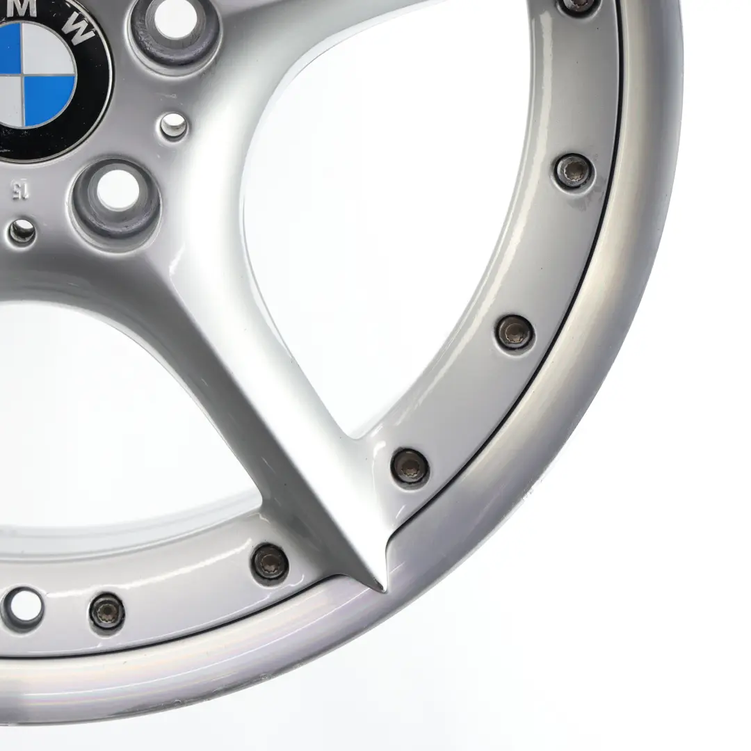 Plata Llanta Delantera De Aleacion 18" 8J ET:47 Star Spoke 108 para BMW Z4 E85 E86 con número de pieza 6758194 BMW Z4 E85 E86 Plata Llanta Delantera De Aleacion 18" 8J ET:47 Star Spoke 108 - SKU 6758194-1 - Número de pieza 6758194