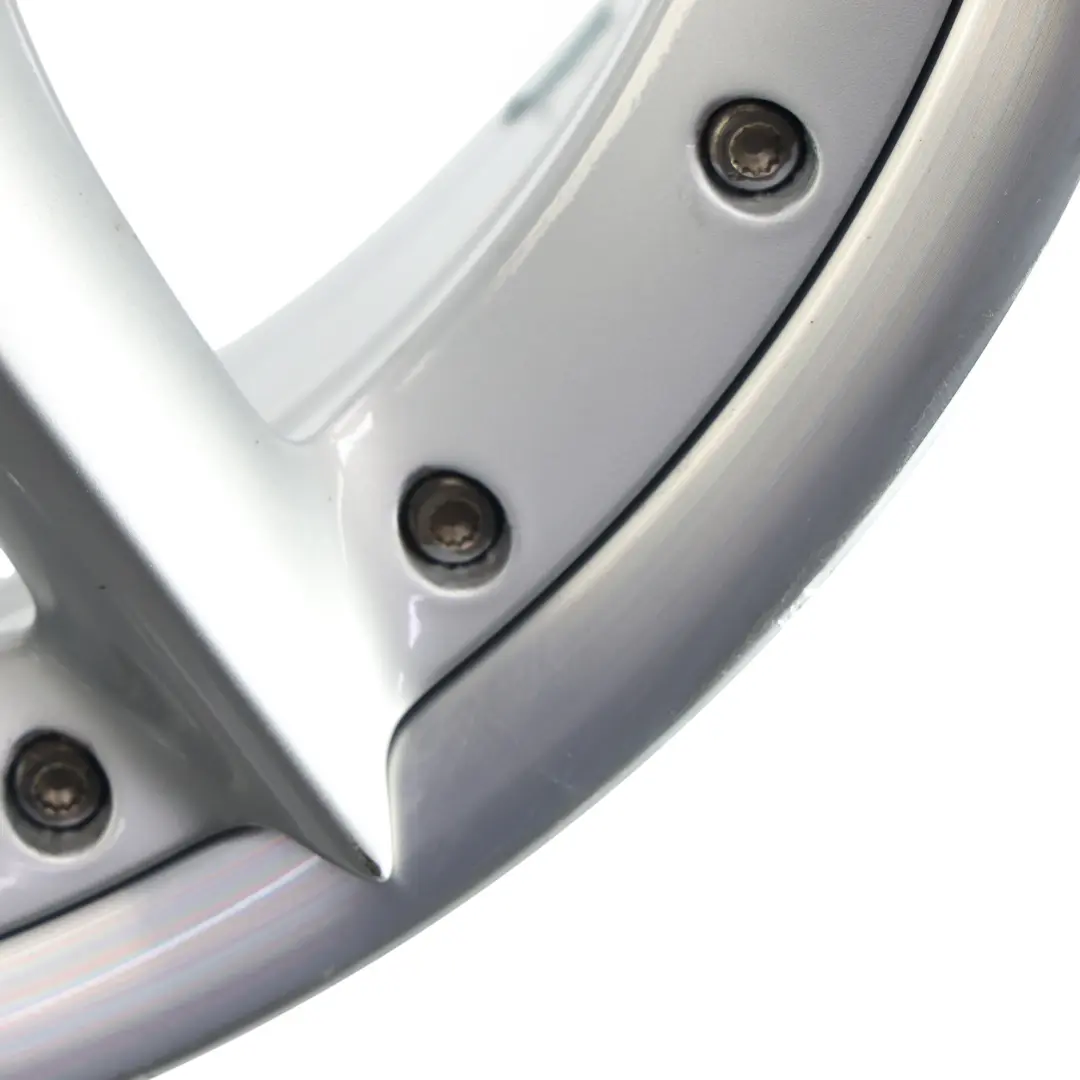 Front Wheel Alloy Rim 18" 8J ET:47 Star Spoke 108 to BMW Z4 Series E85 E86 Silver with Part number 6758194 BMW Z4 Series E85 E86 Silver Front Wheel Alloy Rim 18" 8J ET:47 Star Spoke 108 - SKU 6758194-1 - Part number 6758194